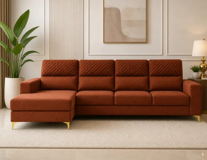 L-Shaped Chaise Sofa