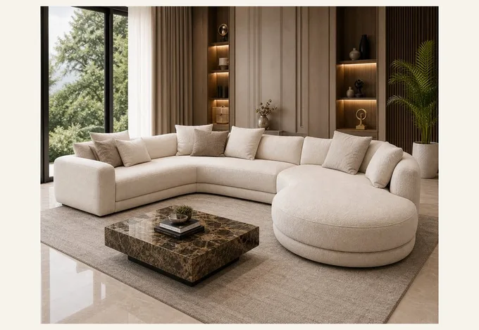 Curved Sectional